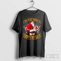 Im Just Here Empty My Sack Santa - Adult & Kids T-Shirts, Sweatshirts & Hoodies apparel design preview 1