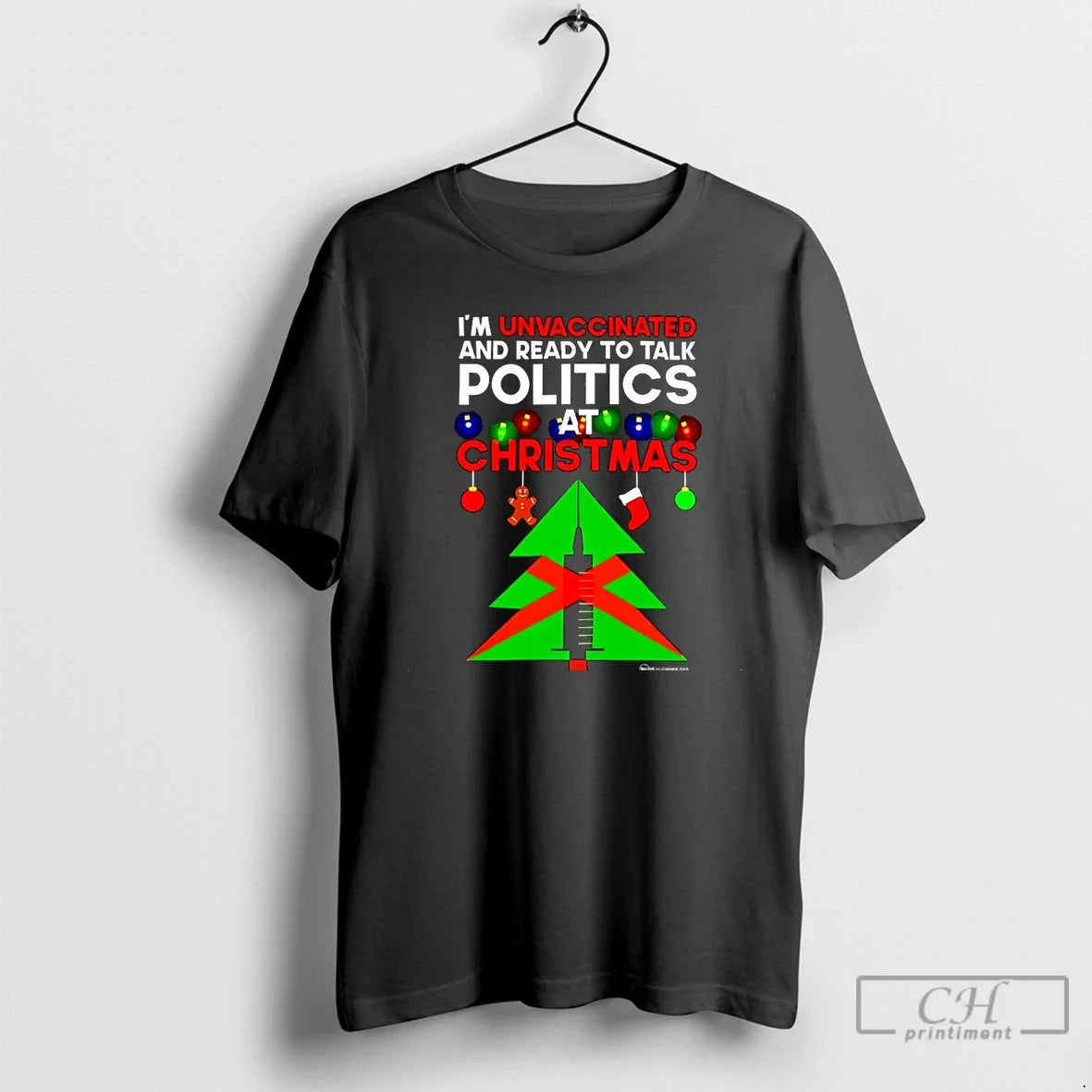 Im Unvaccinated Ready Talk - Adult & Kids T-Shirts, Sweatshirts & Hoodies apparel design preview 1
