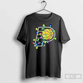 Indiana Pacers Logo Lights Merry - Adult & Kids T-Shirts, Sweatshirts & Hoodies apparel design preview 1