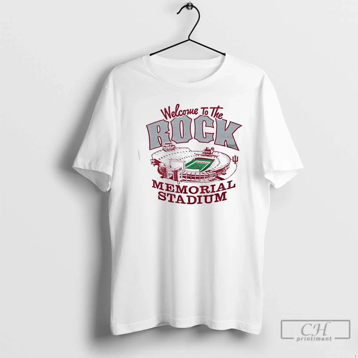 Indiana University Memorial Stadium Welcome Rock - Adult & Kids T-Shirts, Sweatshirts & Hoodies apparel design preview 1