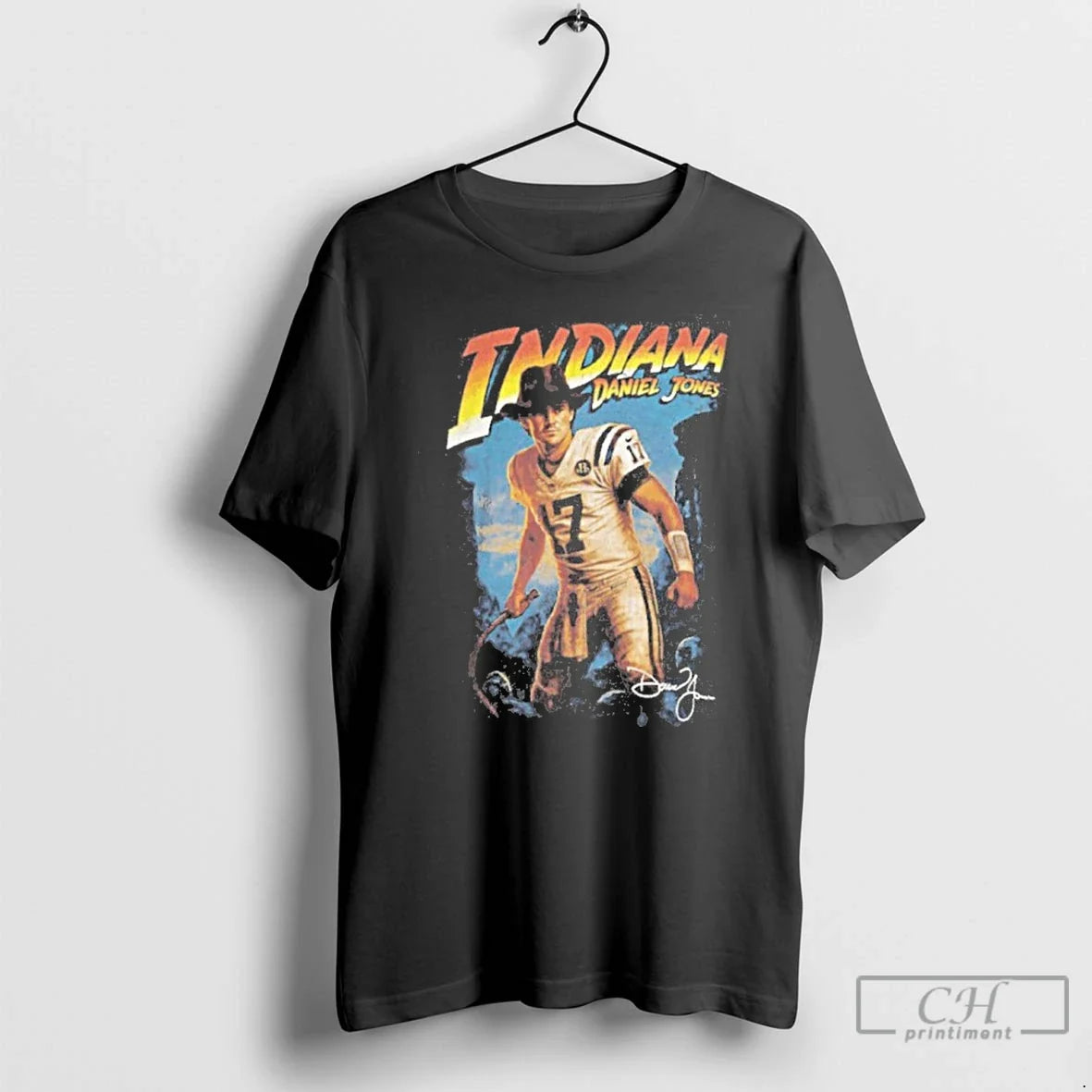 Indianapolis Daniel Jones Signature - Adult & Kids T-Shirts, Sweatshirts & Hoodies apparel design preview 1