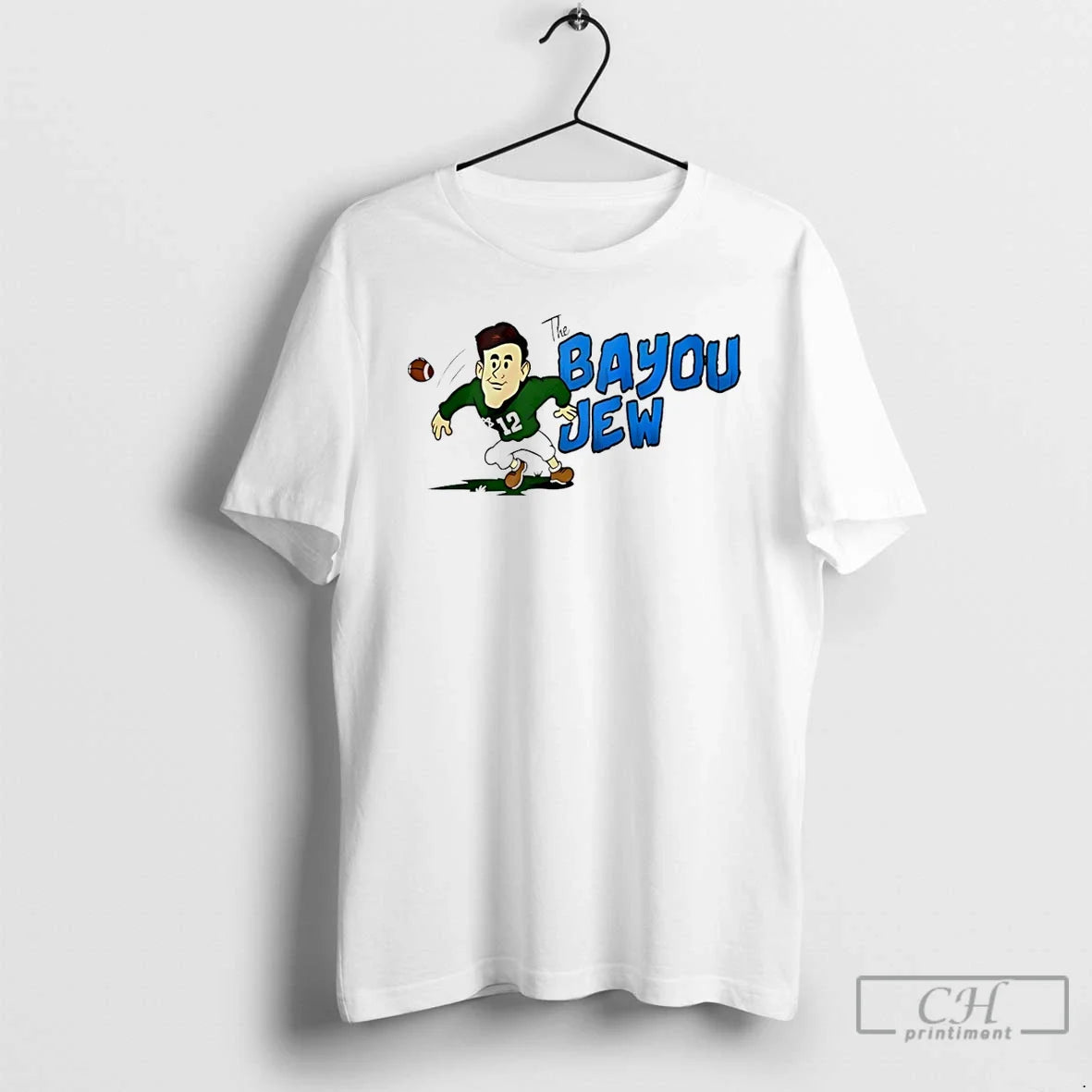 Jake Retzlaff Bayou Jew Tulane Green Wave Football - Adult & Kids T-Shirts, Sweatshirts & Hoodies apparel design preview 1