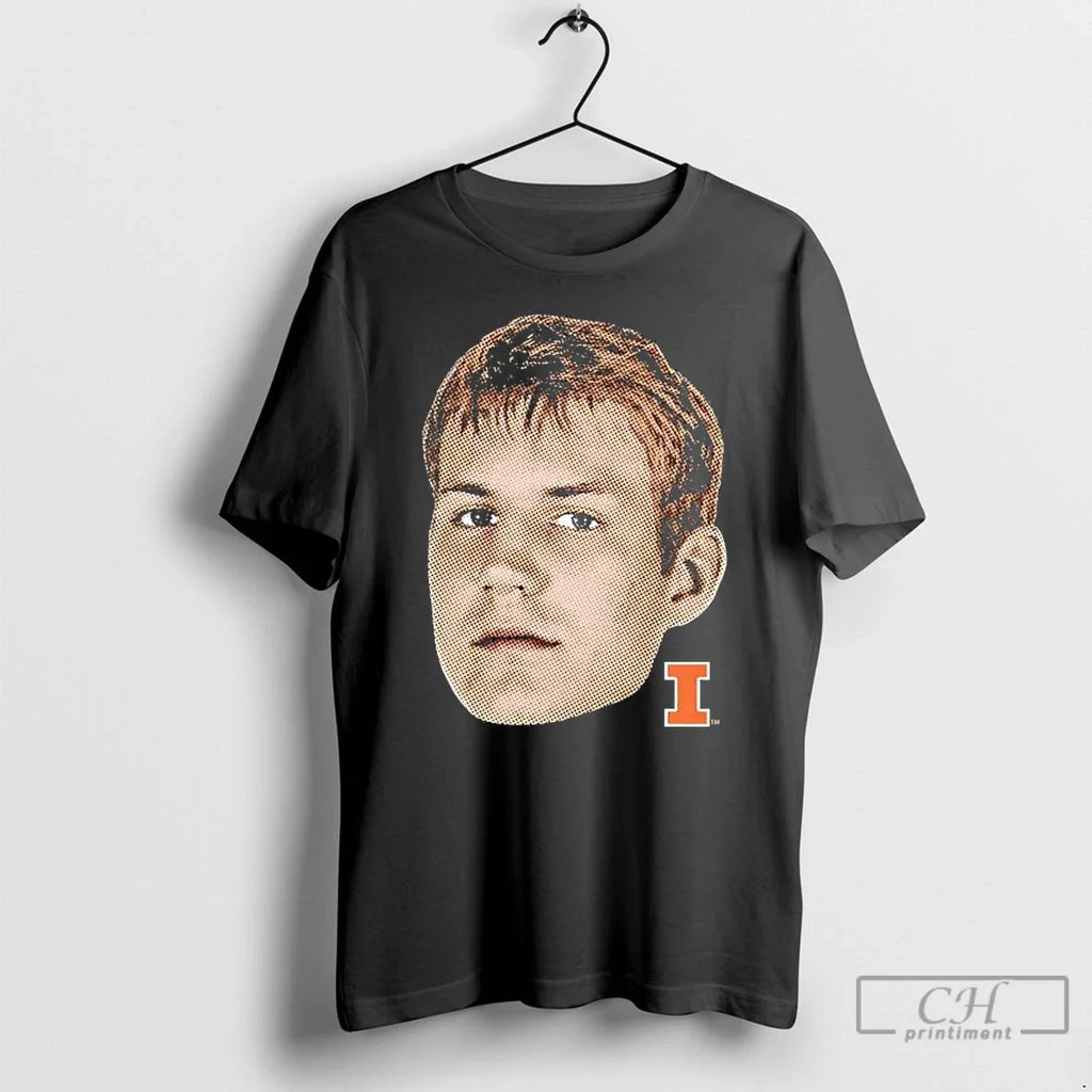 Jason Jakstys Portrait Head Illinois Fighting Illini - Adult & Kids T-Shirts, Sweatshirts & Hoodies apparel design preview 1