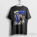 Jaxon Smith Njigba Leads Receiving Yards Signature - Adult & Kids T-Shirts, Sweatshirts & Hoodies apparel design preview 1