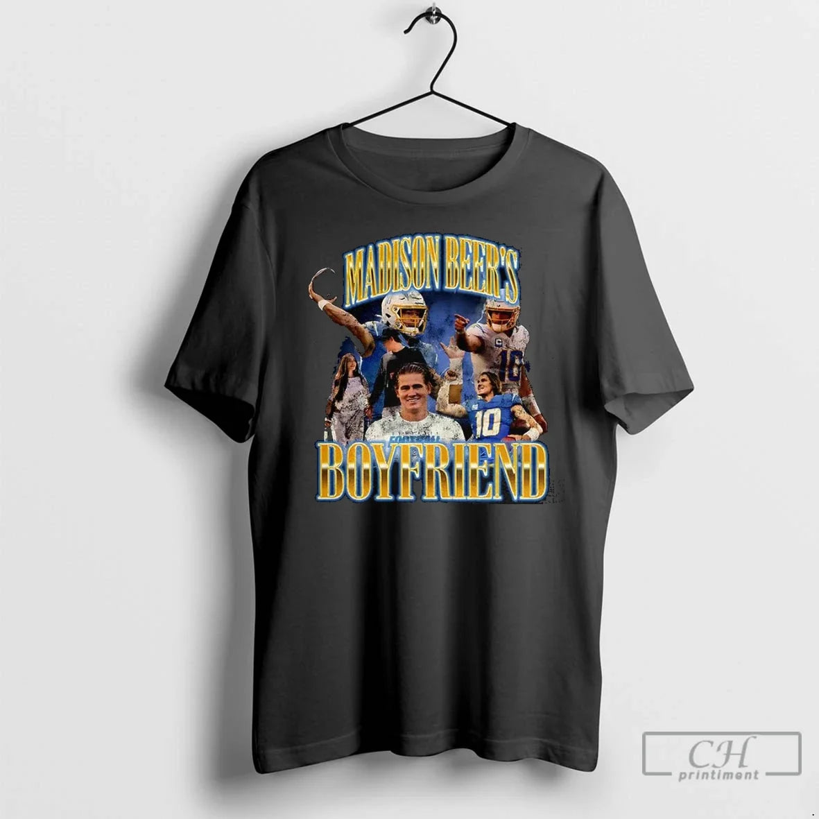 Premium Justin Herbert Los Angeles Chargers Madison - Adult & Kids T-Shirts, Sweatshirts & Hoodies apparel design preview 1
