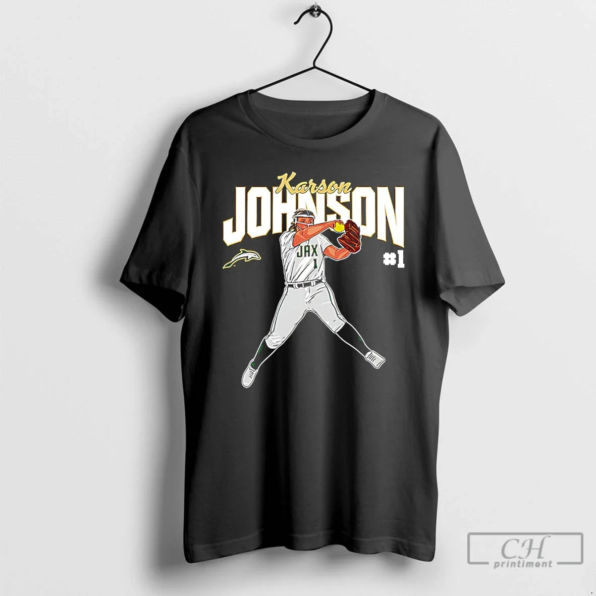 Karson Johnson Jacksonville Softball Ncaa Legends - Adult & Kids T-Shirts, Sweatshirts & Hoodies apparel design preview 1