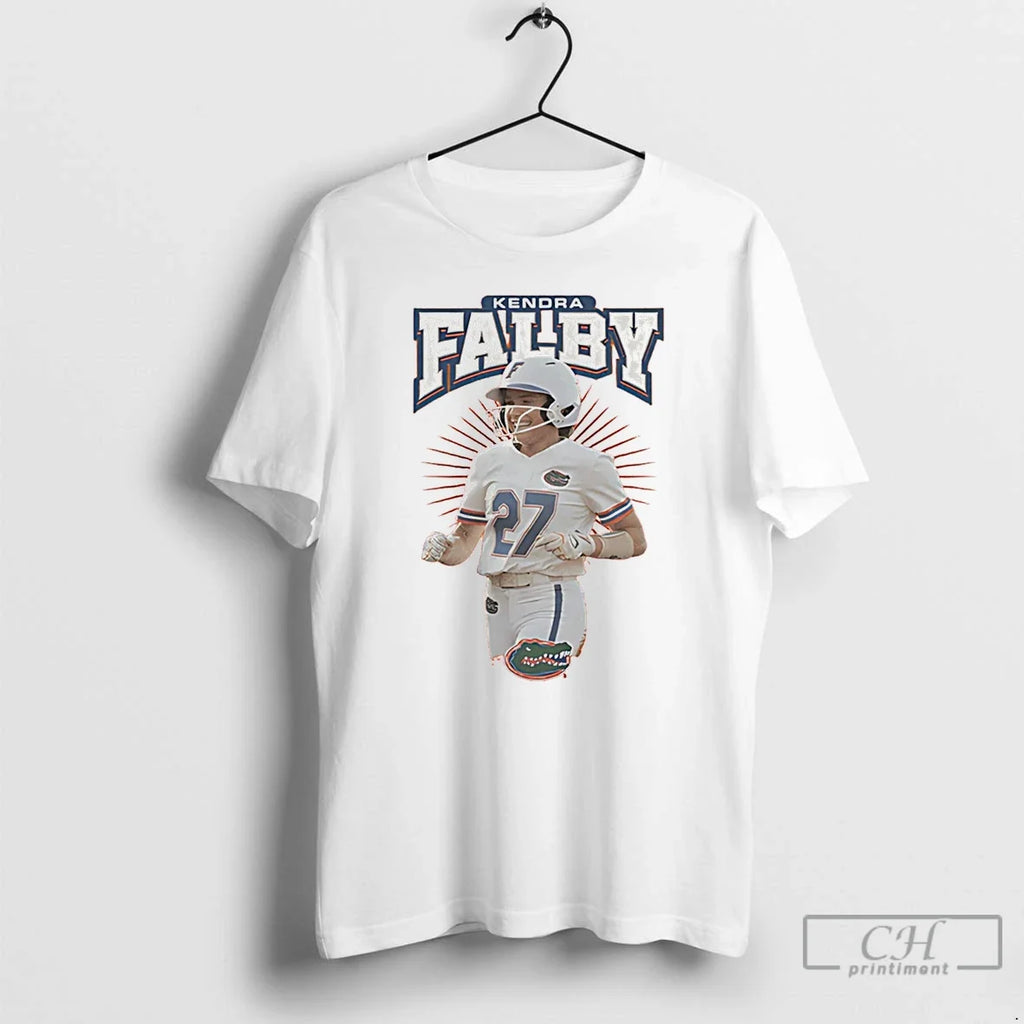 Kendra Falby Florida Softball Ncaa Caricature - Adult & Kids T-Shirts, Sweatshirts & Hoodies apparel design preview 1