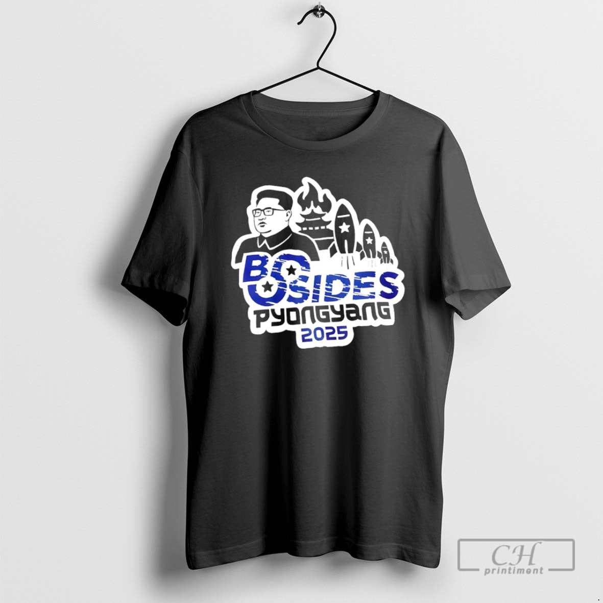 Kim Jong Un Bsides Pyongyang 2025 - Adult & Kids T-Shirts, Sweatshirts & Hoodies apparel design preview 1