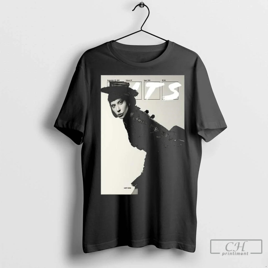 Premium Lady Gaga Stuns On The Cover Of Hits Daily - Adult & Kids T-Shirts, Sweatshirts & Hoodies apparel design preview 1