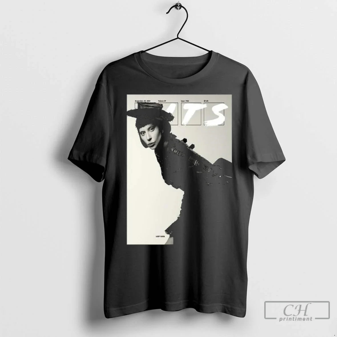 Premium Lady Gaga Stuns On The Cover Of Hits Daily - Adult & Kids T-Shirts, Sweatshirts & Hoodies apparel design preview 1