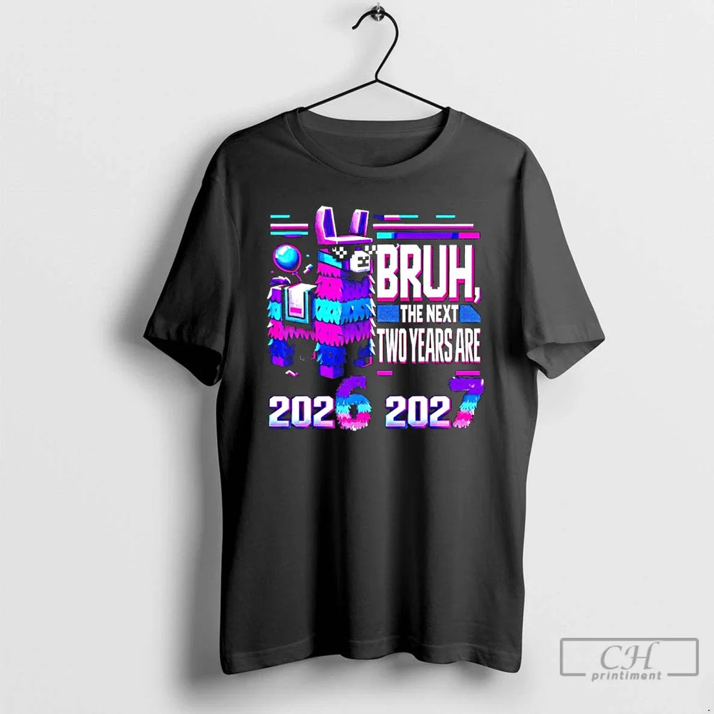 Llama Pinata New Years Eve Party 6 7 Meme - Adult & Kids T-Shirts, Sweatshirts & Hoodies apparel design preview 1