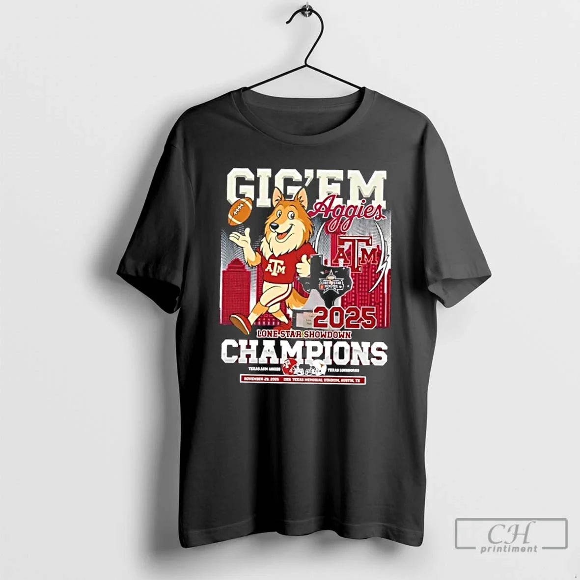 Lone Star Showdown Champions Gig Em Texas Am Aggies - Adult & Kids T-Shirts, Sweatshirts & Hoodies apparel design preview 1