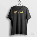 Los Angeles Lakers La Big 3 Icon Crown Magic Gun - Adult & Kids T-Shirts, Sweatshirts & Hoodies apparel design preview 1