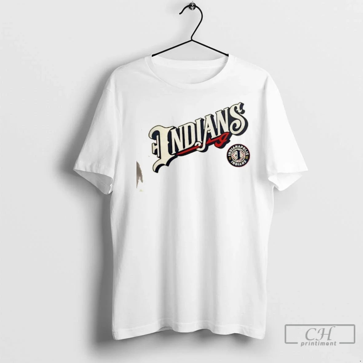 Premium Mlb Indianapolis Indians Logo 2 Sided - Adult & Kids T-Shirts, Sweatshirts & Hoodies apparel design preview 1