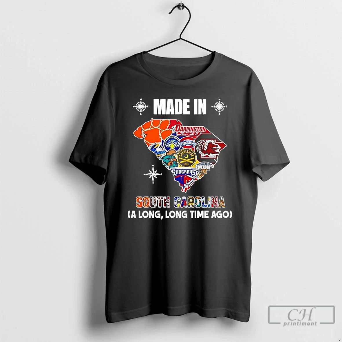 Made South Carolina Long Time Ago State - Adult & Kids T-Shirts, Sweatshirts & Hoodies apparel design preview 1