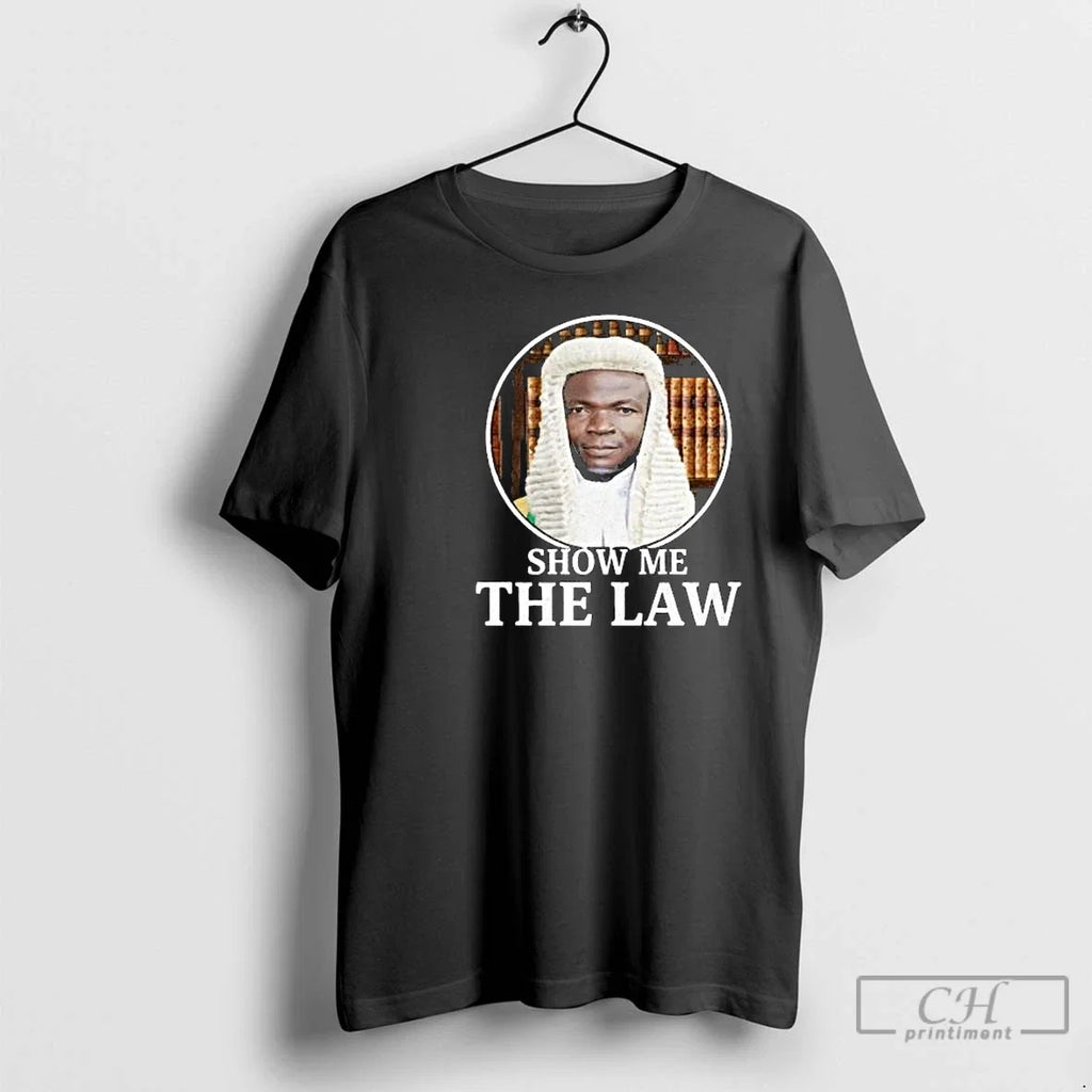 Mazi Nnamdi Kanu Show Me Law Circle Black - Adult & Kids T-Shirts, Sweatshirts & Hoodies apparel design preview 1