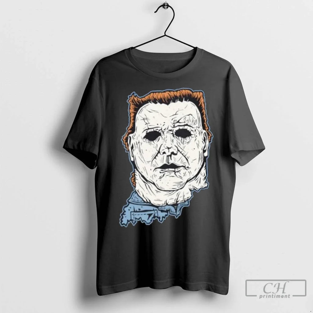 Premium Michael Myers Hoosier Map Halloween - Adult & Kids T-Shirts, Sweatshirts & Hoodies apparel design preview 1