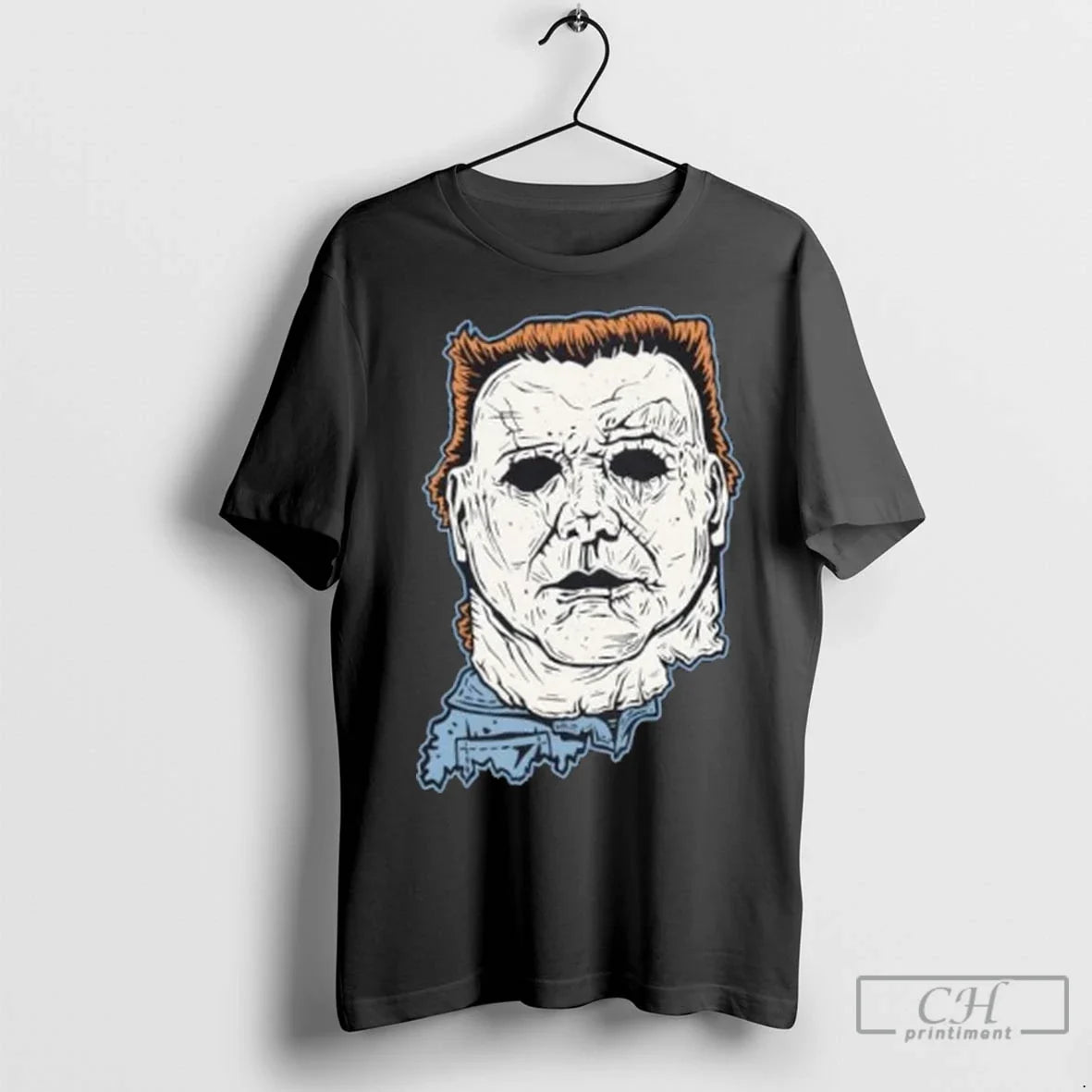 Premium Michael Myers Hoosier Map Halloween - Adult & Kids T-Shirts, Sweatshirts & Hoodies apparel design preview 1