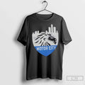 Premium Motor City Detroit Lions Skyline Logo - Adult & Kids T-Shirts, Sweatshirts & Hoodies apparel design preview 1