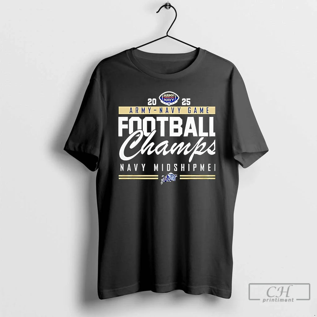 Navy Midshipmen 2025 Army Game Champs - Adult & Kids T-Shirts, Sweatshirts & Hoodies apparel design preview 1