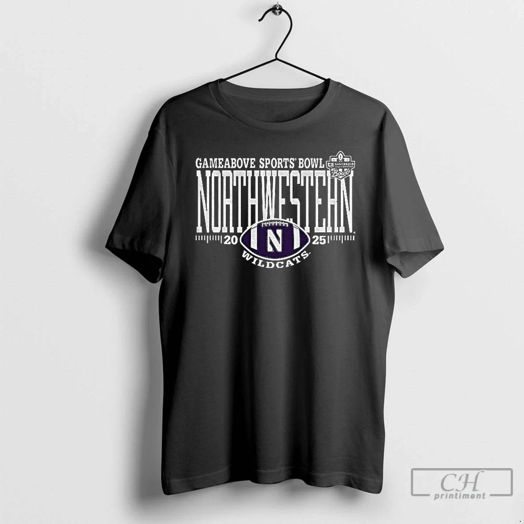 Northwestern Wildcats 2025 Gameabove Sports Bowl - Adult & Kids T-Shirts, Sweatshirts & Hoodies apparel design preview 1