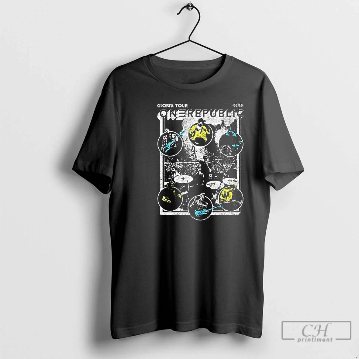 Onerepublic Global Tour Circle Black - Adult & Kids T-Shirts, Sweatshirts & Hoodies apparel design preview 1