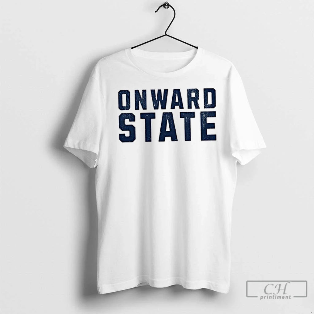 Premium Onward State Text Simple - Adult & Kids T-Shirts, Sweatshirts & Hoodies apparel design preview 1
