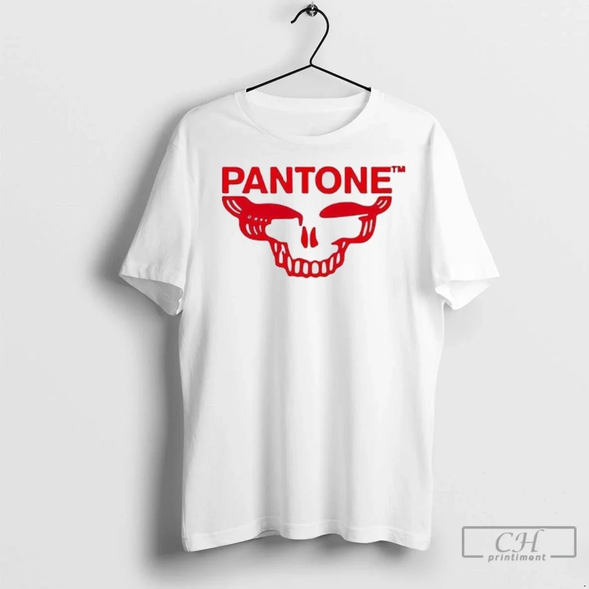 Premium Pantone Grateful Red Syf Stealie Ladies - Adult & Kids T-Shirts, Sweatshirts & Hoodies apparel design preview 1
