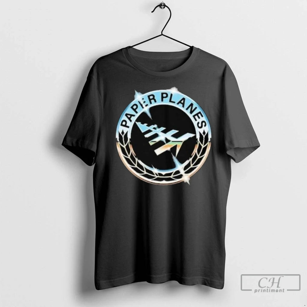 Premium Paper Planes First Class Chrome Long Sleve - Adult & Kids T-Shirts, Sweatshirts & Hoodies apparel design preview 1