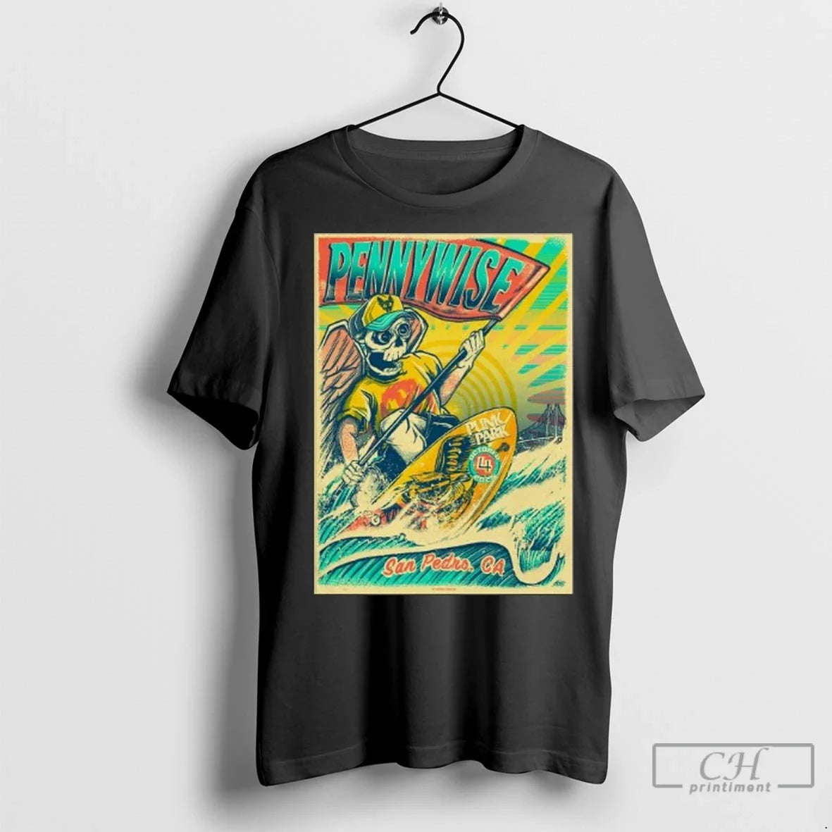 Premium Pennywise October 4 2025 Punk In The Park San - Adult & Kids T-Shirts, Sweatshirts & Hoodies apparel design preview 1