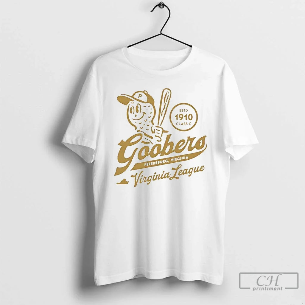 Petersburg Goobers Virginia League Defunct Baseball - Adult & Kids T-Shirts, Sweatshirts & Hoodies apparel design preview 1