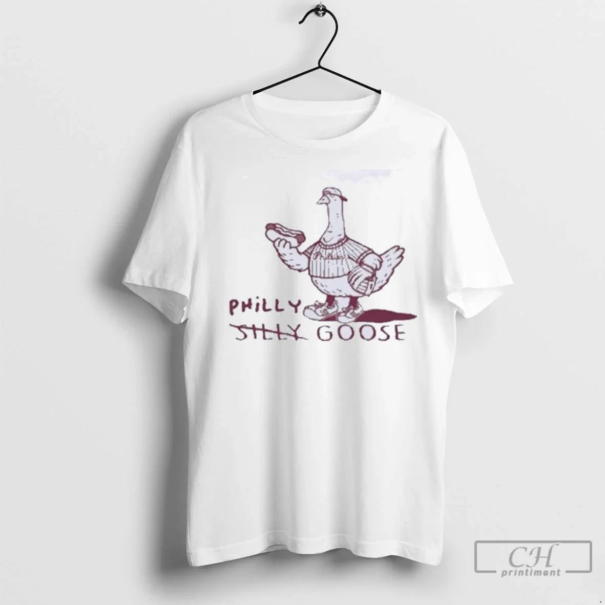 Premium Phillies Goose Powder - Adult & Kids T-Shirts, Sweatshirts & Hoodies apparel design preview 1