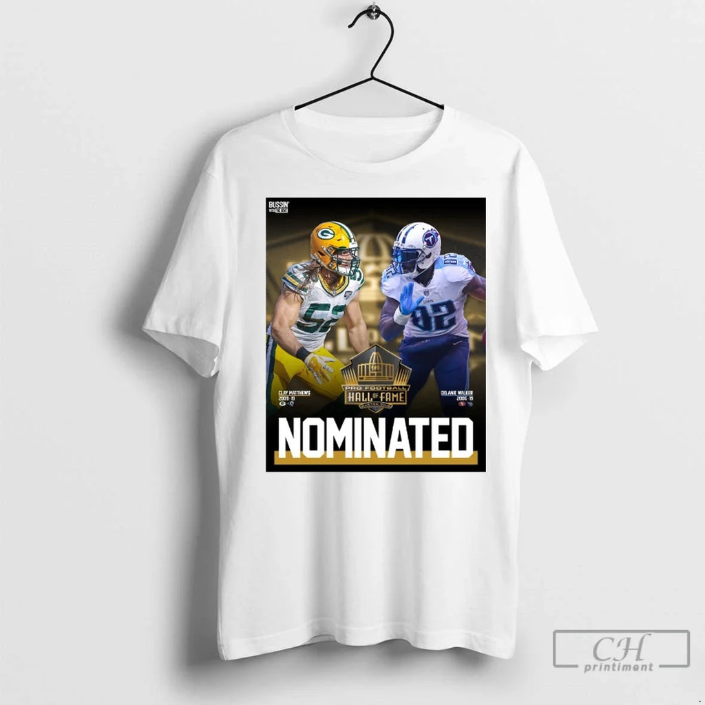Premium Pro Football Hall Of Fame Clay Matthews And - Adult & Kids T-Shirts, Sweatshirts & Hoodies apparel design preview 1