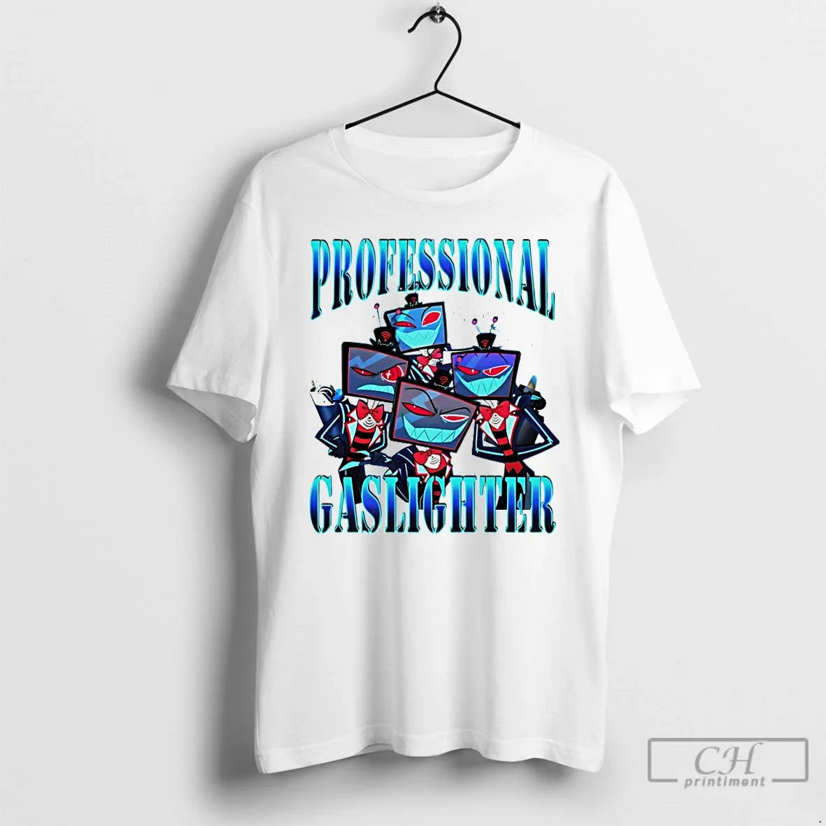 Professional Gaslighter Vox Hazbin Hotel - Adult & Kids T-Shirts, Sweatshirts & Hoodies apparel design preview 1