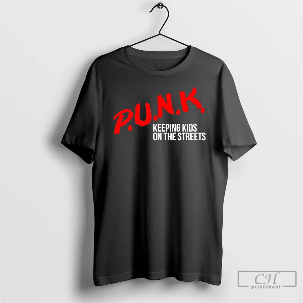 Punk Keeping Streets - Adult & Kids T-Shirts, Sweatshirts & Hoodies apparel design preview 1