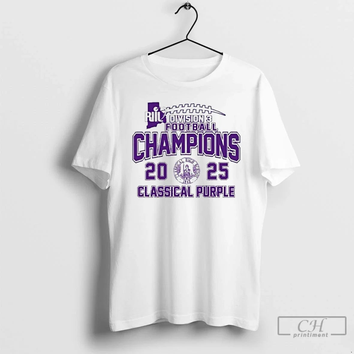 Purple 2025 Riil Division 3 Football Champions - Adult & Kids T-Shirts, Sweatshirts & Hoodies apparel design preview 1