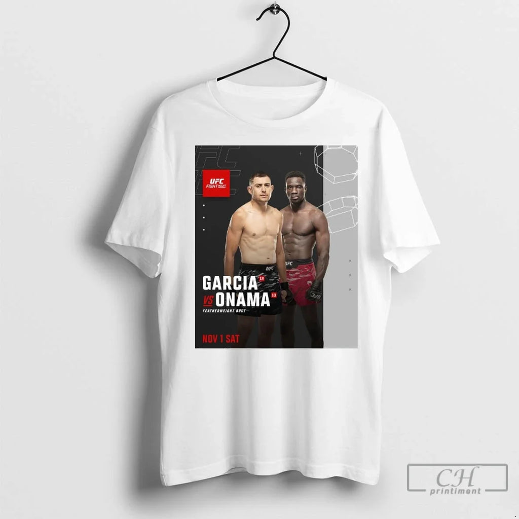 Premium Qbrz2i50 Ufc Fight Night Garcia Vs Onama - Adult & Kids T-Shirts, Sweatshirts & Hoodies apparel design preview 1