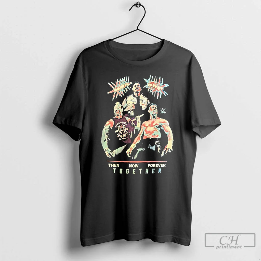 Rey Mysterio Dominik Edge Then Now Forever Together - Adult & Kids T-Shirts, Sweatshirts & Hoodies apparel design preview 1