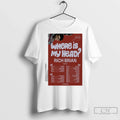 Premium Rich Brian Where Is My Head World Tour 2025 - Adult & Kids T-Shirts, Sweatshirts & Hoodies apparel design preview 1