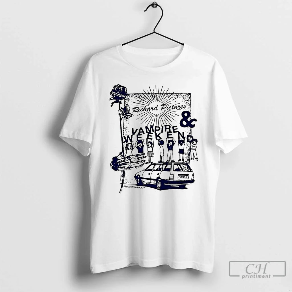Richard Pictures Vampire Weekend Bring Out Your Dead - Adult & Kids T-Shirts, Sweatshirts & Hoodies apparel design preview 1