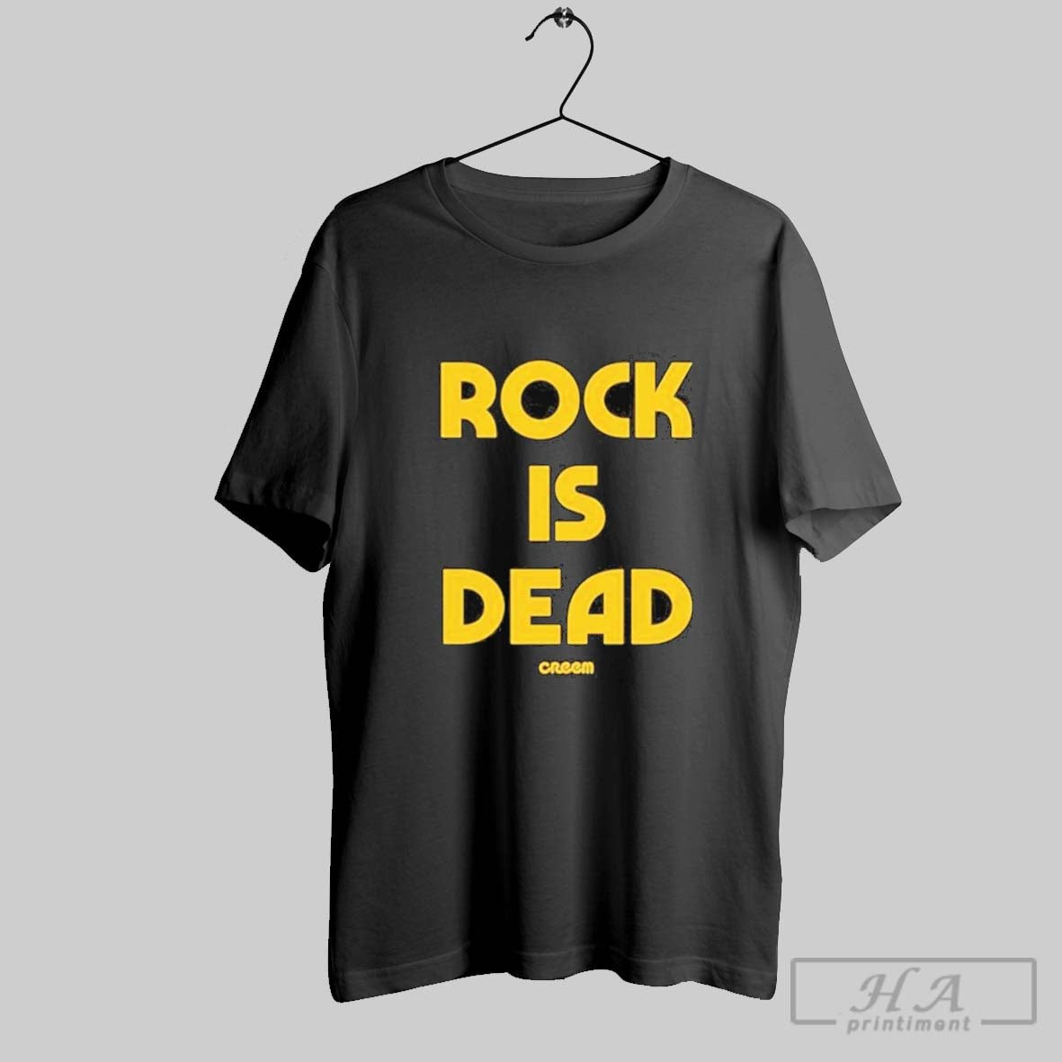 Premium Rock Is Dead - Adult & Kids T-Shirts, Sweatshirts & Hoodies apparel design preview 1