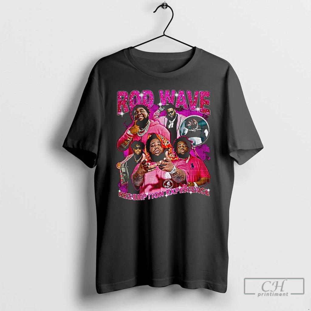Rod Wave Concert 2025 Redemption Experience Tour - Adult & Kids T-Shirts, Sweatshirts & Hoodies apparel design preview 1