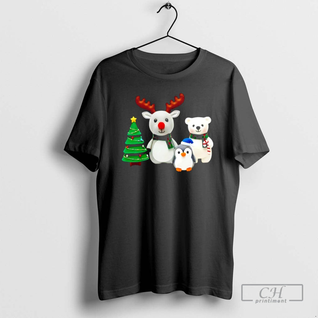 Rudolph Red Nosed Reindeer Vintage Patch - Adult & Kids T-Shirts, Sweatshirts & Hoodies apparel design preview 1