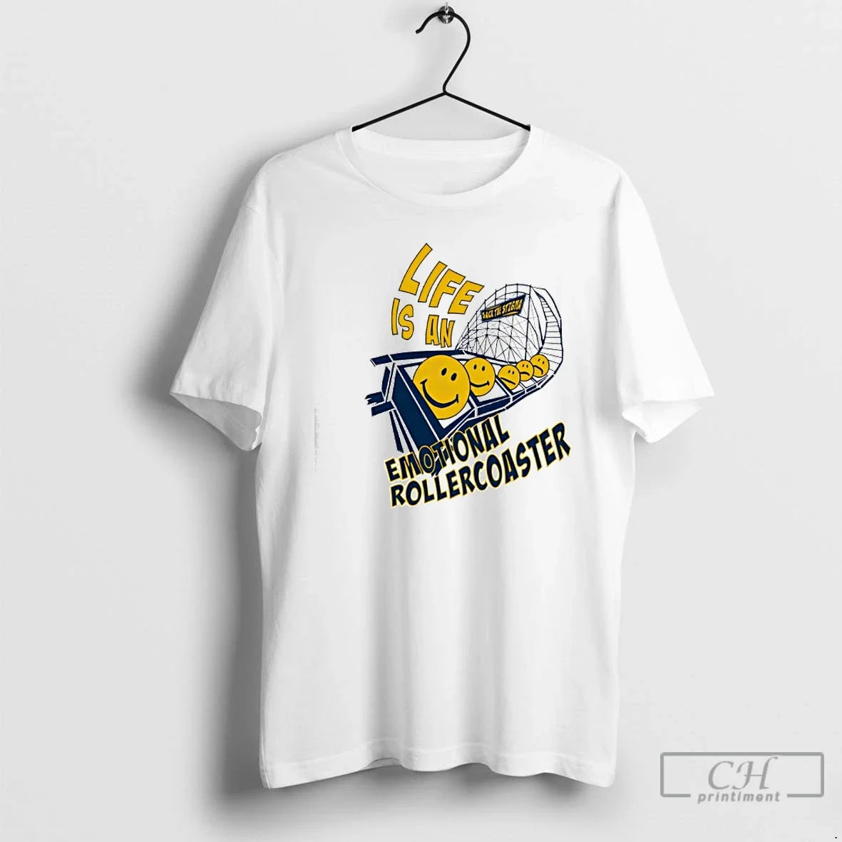 Sack Stigma Emotional Rollercoaster - Adult & Kids T-Shirts, Sweatshirts & Hoodies apparel design preview 1