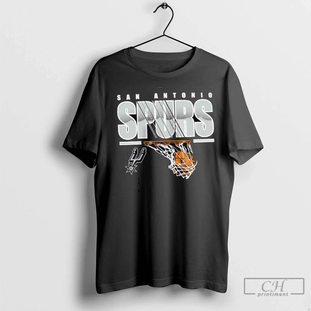 Premium San Antonio Spurs Black Hoop Dreams - Adult & Kids T-Shirts, Sweatshirts & Hoodies apparel design preview 1