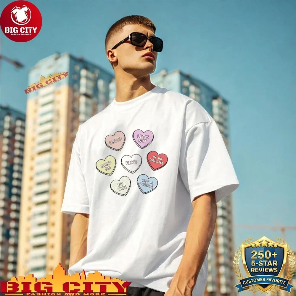 Premium Sarcastic candy hearts - Adult & Kids T-Shirts, Sweatshirts & Hoodies apparel design preview 1