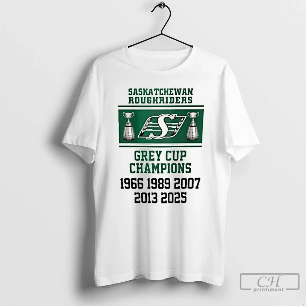 Saskatchewan Roughriders Grey Cup Champions - Adult & Kids T-Shirts, Sweatshirts & Hoodies apparel design preview 1