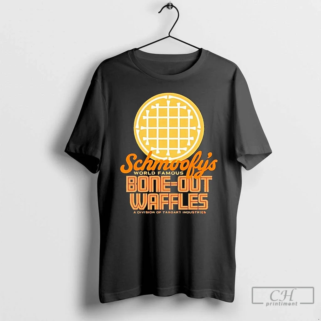 Schmoofys World Famous Bone Out Waffles - Adult & Kids T-Shirts, Sweatshirts & Hoodies apparel design preview 1