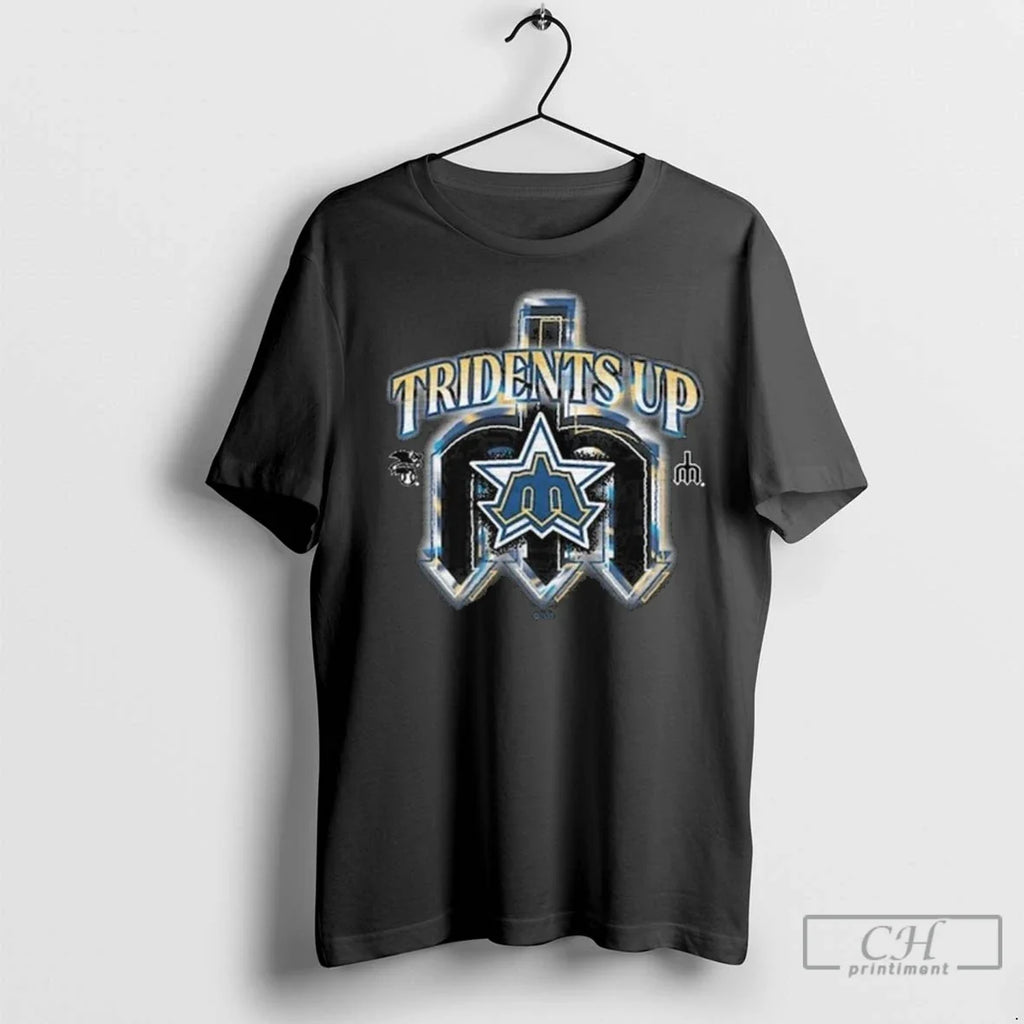 Premium Seattle Mariners Tridents Up Regional - Adult & Kids T-Shirts, Sweatshirts & Hoodies apparel design preview 1
