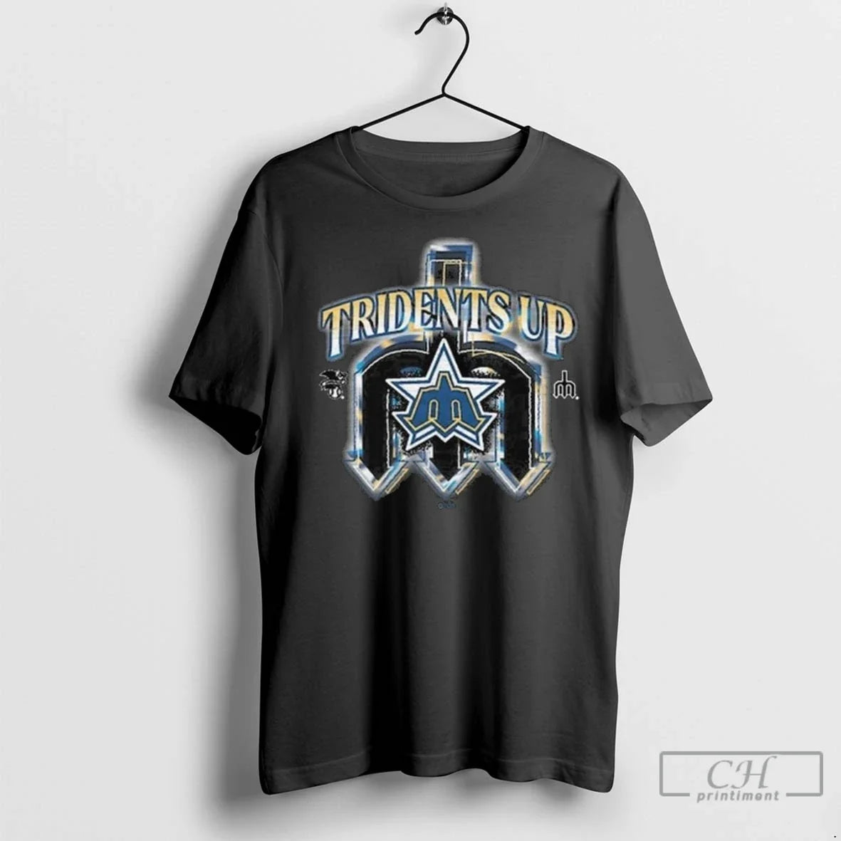 Premium Seattle Mariners Tridents Up Regional - Adult & Kids T-Shirts, Sweatshirts & Hoodies apparel design preview 1